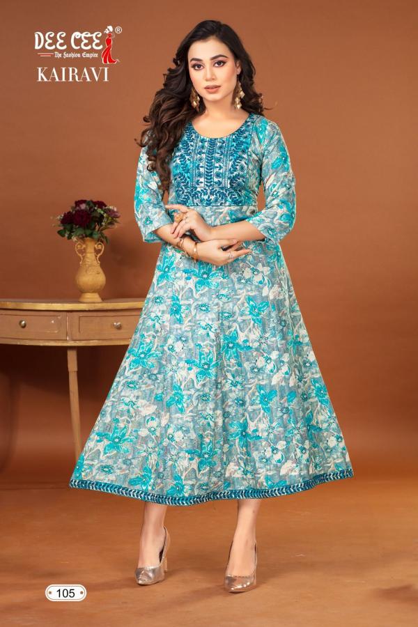 Deecee Kairavi Vol 1 Long Anarkali Kurti Collection